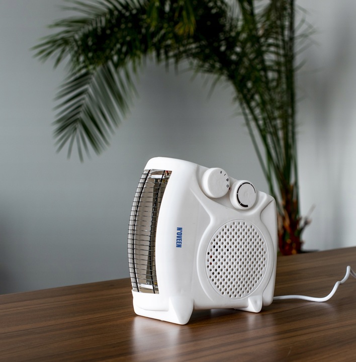 TERMOWENTYLATOR FARELKA GRZEJNIK ELEKTRYCZNY BIAŁY NAWIEW CICHY MOCNY