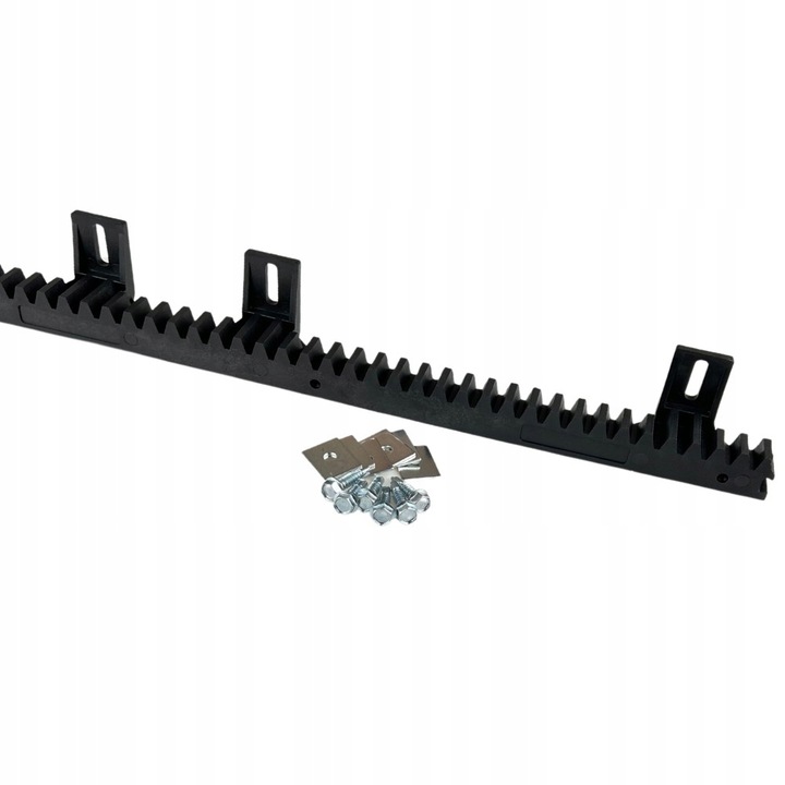 NYLONOWA LISTWA ZĘBATA STALOWY RDZEŃ DO BRAM PRZESUWNYCH DO 800 KG