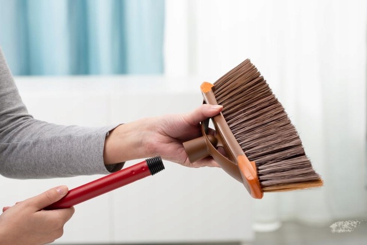 VILEDA MIOTŁA SZCZOTKA DO PARKIETU 2W1 + DRĄŻEK !!