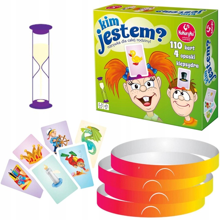 KIM JESTEM? Gra planszowa dla dzieci Kukuryku PL