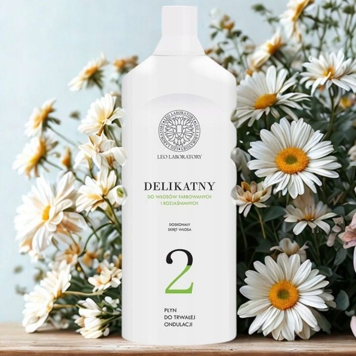 LEO PŁYN DO TRWAŁEJ ONDULACJI 2 DELIKATNY WŁOSY FARBOWANE ROZJAŚNIAN 1000ML