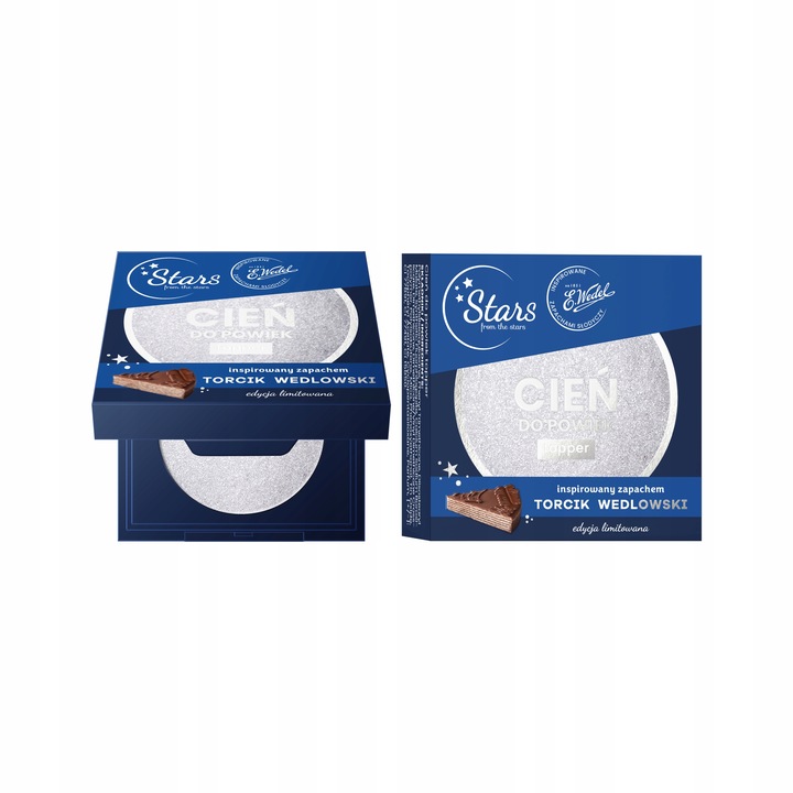 Stars from the stars TOPPER cień cienie do powiek WEDEL biało - srebrny #01