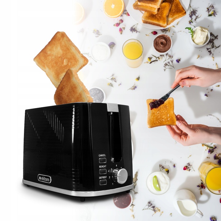 TOSTER OPIEKACZ GRZANKI TO320C MOC 900W 7 POZIOMÓW MOCY OPIEKANIA