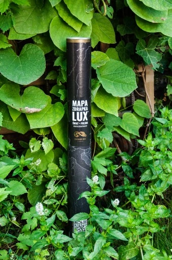 Mapa Zdrapka LUX język PL polski Scratch Map