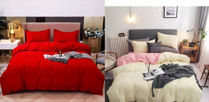 Pościel 180x200 cm + 2 Poszewki na Twój Wymiar Kolory + Gratis PRODUCENT