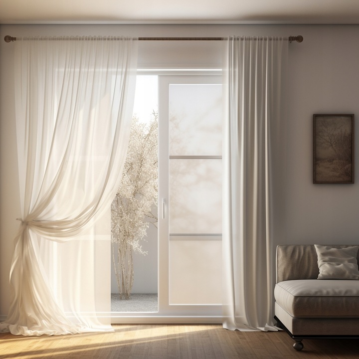 FIRANA GOTOWA 300x250 NA TASMIE MARSZCZĄCEJ DO SALONU LUB SYPIALNI