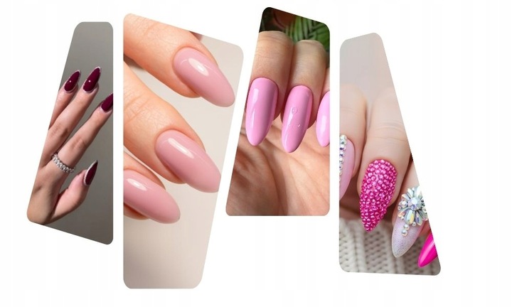 Tipsy Do Przedłużania Paznokci Migdał Almond w kasetce 120 szt.