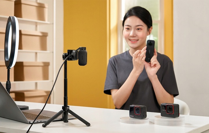 Kamera Insta360 Link 2 Kamerka Internetowa Z Mikrofonem AI 4K Ultra HD USB