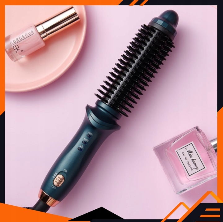 LOKÓWKA CERAMICZNA DO STYLIZACJI WŁOSÓW SZCZOTKA DO WŁOSÓW LOKI 2w1