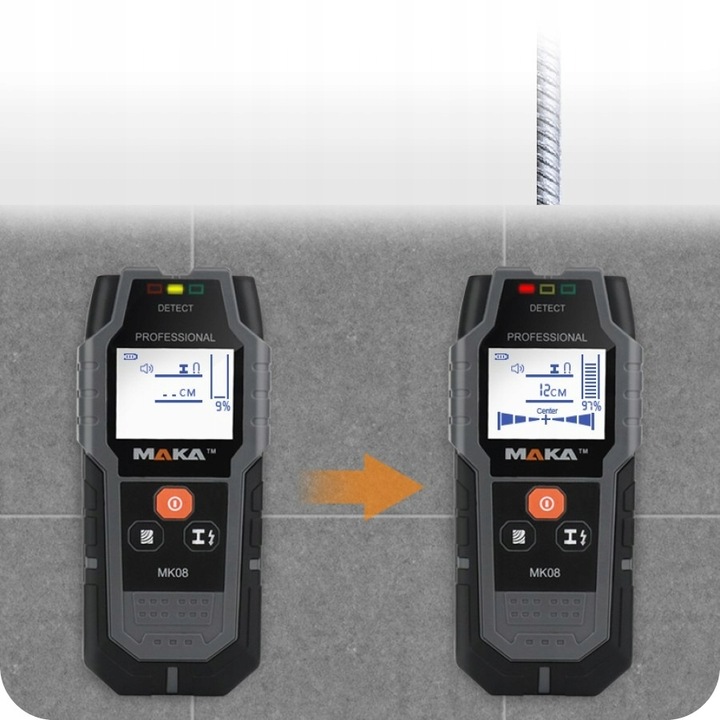 WYKRYWACZ DETEKTOR PRZEWODÓW KABLI METALI W ŚCIANIE DREWNA METALU +