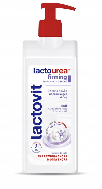 BALSAM DO CIAŁA LACTOVIT 400ML LACTOUREA FIRMING skóra sucha i bardzo