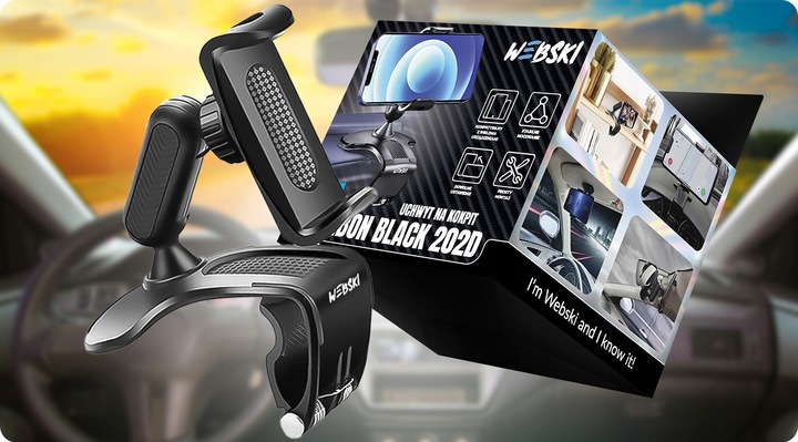 HOLDER UCHWYT SAMOCHODOWY NA TELEFON SMARTFON