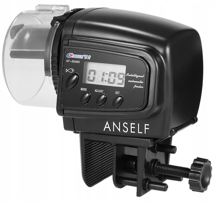 AUTOMATYCZNY KARMNIK DLA RYB LCD DOZOWNIK KARMIDŁO