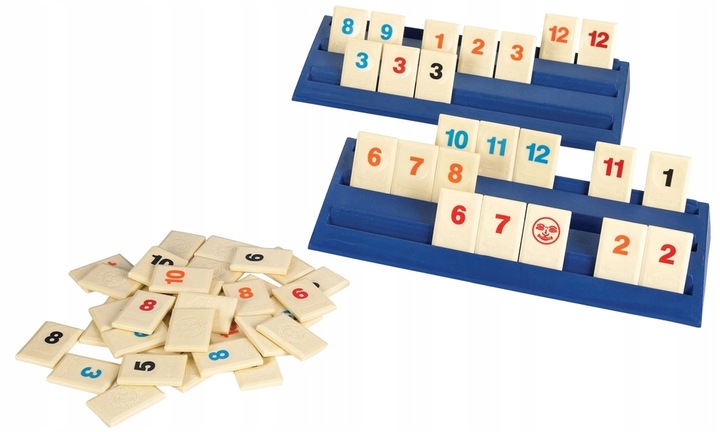 GRA LOGICZNA RUMMIKUB STANDARD gra liczbowa dla całej rodziny