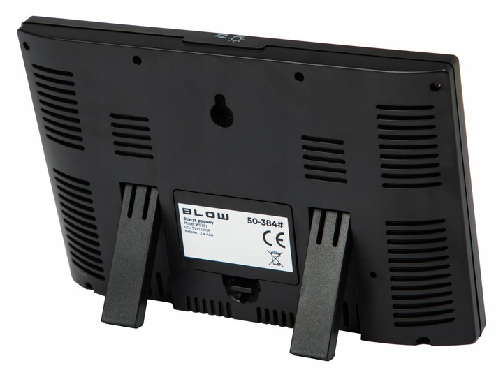 STACJA POGODOWA POGODY BEZPRZEWODOWA METEO TERMOMETR HIGROMETR ZEGAR