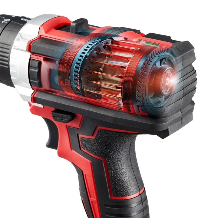 Wiertarko Wkrętarka 20V 2 akumulatory 2,0Ah Bity Wiertła Walizka