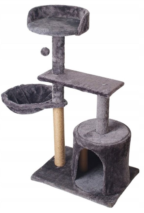 Drapak Dla Kota Duży Wysoki Wieża Legowisko Domek Budka Zabawka Sznurek