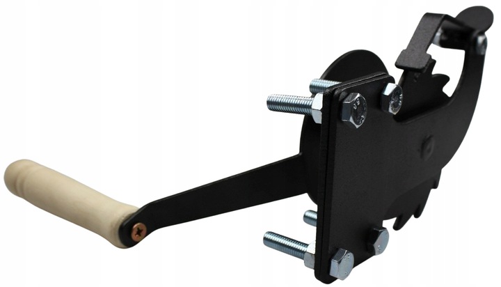 KOŁOWROTEK ZESTAW DO GRILLA SZYBKI MONTAŻ KORBKA linka karabińczyk