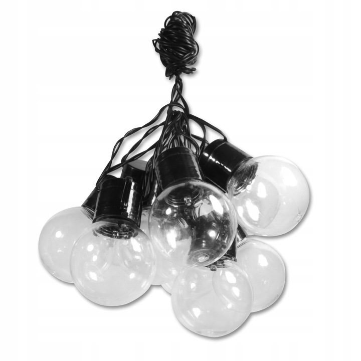 GIRLANDA SOLARNA OGRODOWA KULKI 10 LED