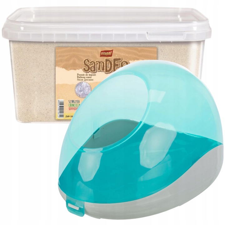 Basen do kąpieli Trixie + piasek kąpielowy 5,1kg