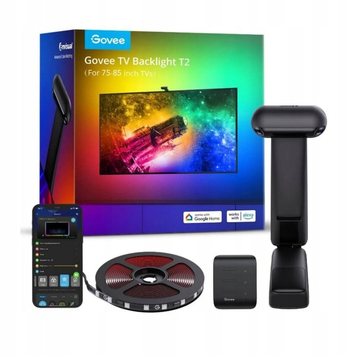 Taśma LED Govee TV Backlight T2 H605C dla TV 75-85"