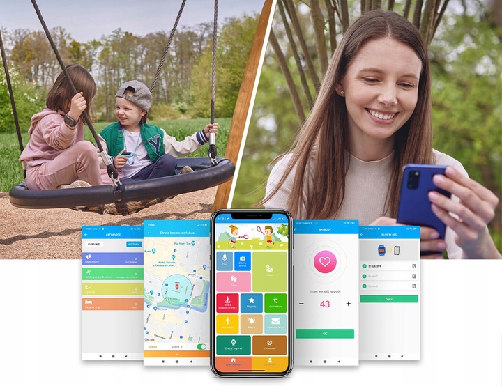 Smartwatch ZEGAREK dla dzieci Forever GPS WiFi 4 Kids Look Me KW-510