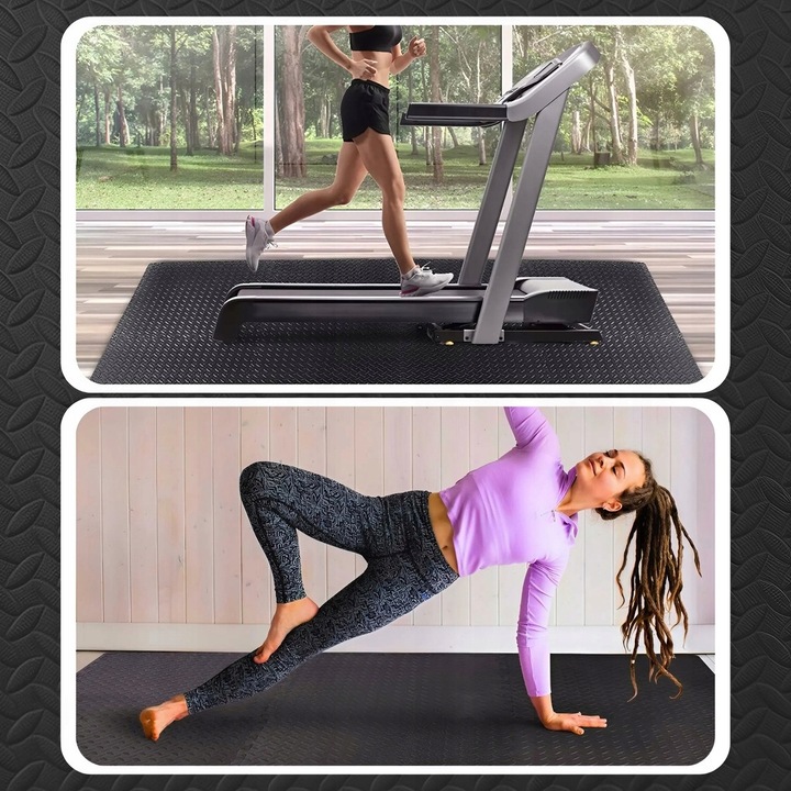 8x MATA POD SIŁOWNIĘ BASEN PUZZLE POD SPRZĘT DO ĆWICZEŃ PIANKA 60x60