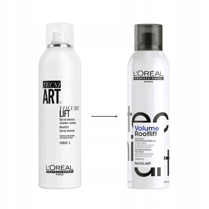 Loreal Tecni.Art Volume Lift Spray-Mousse pianka 250 ml na objętość