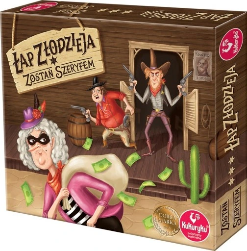 GRA PLANSZOWA ŁAP ZŁODZIEJA zgadnij kto to