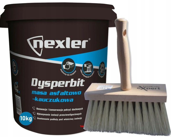 NEXLER DYSPERBIT masa bitumiczna do hydroizolacji FUNDAMENT 10kg