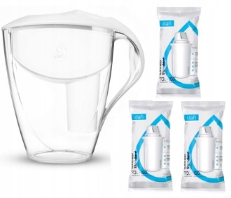 Dzbanek filtrujący Dafi Astra Classic 3l + 3 filtry Dafi Kolor Biały