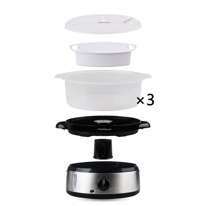 Parowar Aigostar 30INA 800W Gotowanie na parze