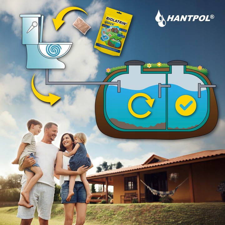 Bakterie do szamba i oczyszczalni silny bio preparat BIOLATRIN Quick