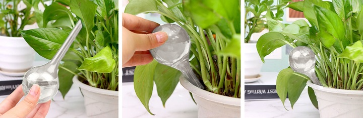 10x KULE NAWADNIAJĄCE DO KWIATÓW ROŚLIN DOZOWNIK WODY DO PODLEWANIA DOMOWY