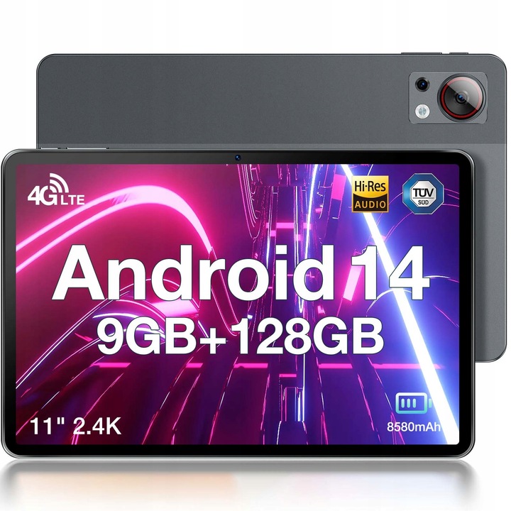 DOOGEE T30SE Tablet 11" 2.4K 9GB/128GB WIFI SIM Hi-Res 8580mAh Android 14