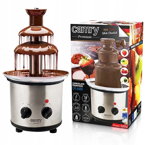 Camry CR4488 | fontanna do czekolady | 650 ml * taca 21,4 cm * 320 W *