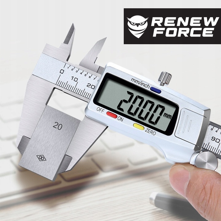 DOKŁADNA Suwmiarka elektroniczna ZE STALI NIERDZEWNEJ cyfrowa 0-150mm