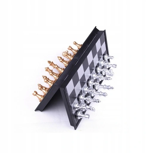 SZACHY KLASYCZNE 25X25 GRA SKŁADANE SZACHOWNICA PREZENT