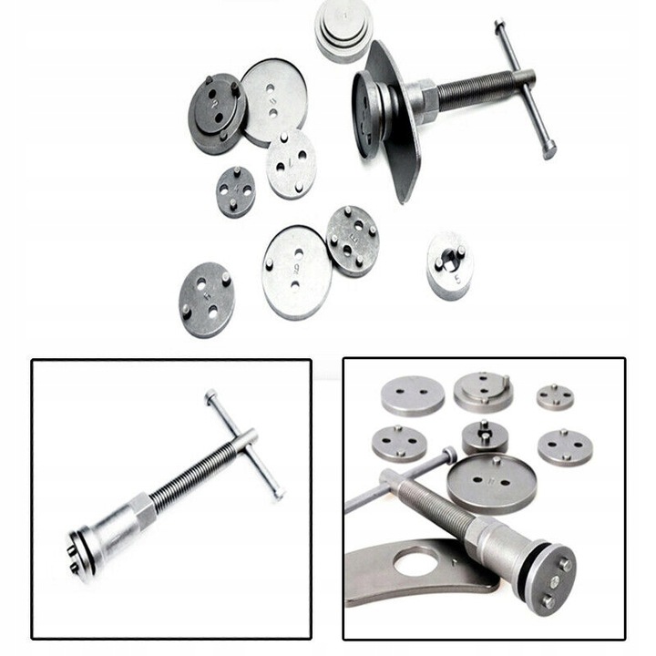 ZESTAW DO WYCISKANIA TŁOCZKÓW HAMULCOWYCH 12 EL.