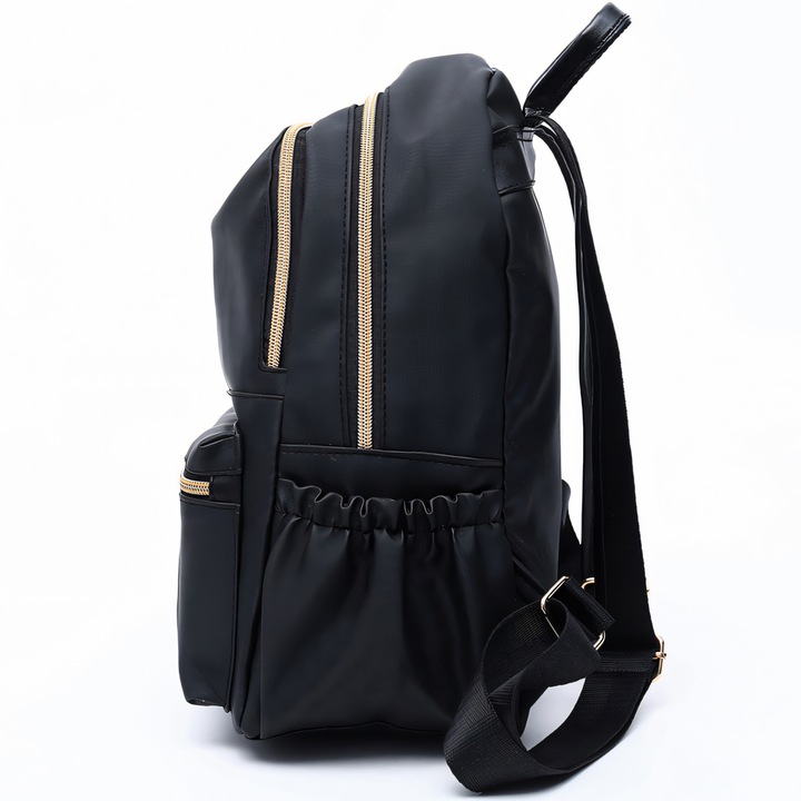 PLECAK DAMSKI MIEJSKI CZARNY POJEMNY DAMSKA TORBA NA RAMIĘ DO PRACY SZKOŁY