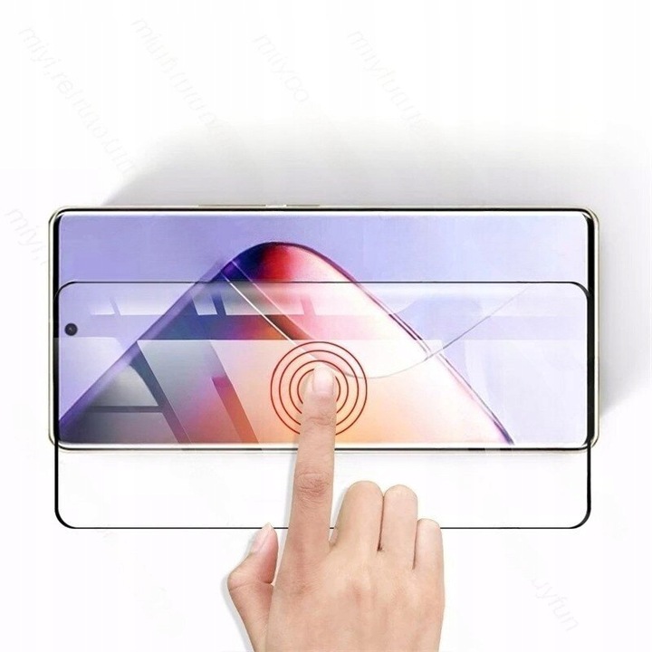 SZKŁO HARTOWANE Z CZARNĄ RAMKĄ DO INFINIX NOTE 40 PRO DOPASOWANE