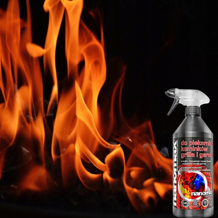 nanomax do mycia piekarnika grill kominka przypaleń 1L SKUTECZNY