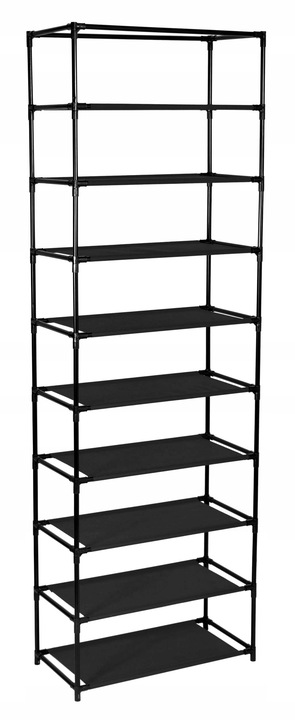 SZAFKA TEKSTYLNA Z PÓŁKAMI NA BUTY SKŁADANA STOJAK REGAŁ ORGANIZER