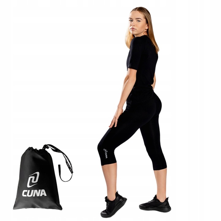 CUNA Odzież damska strój do elektrostymulacji mięśni S - bielizna EMS 3/4