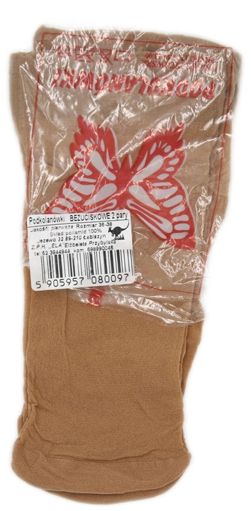 Polskie Podkolanówki bezuciskowe elastil 20 par