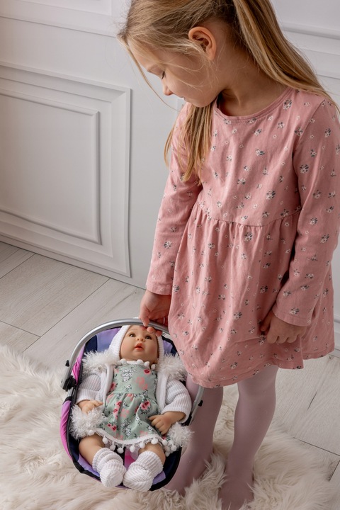 Lalka Bobas JAK ŻYWA INTERAKTYWNA REALISTYCZNA mówi i śpiewa ZESTAW XXL