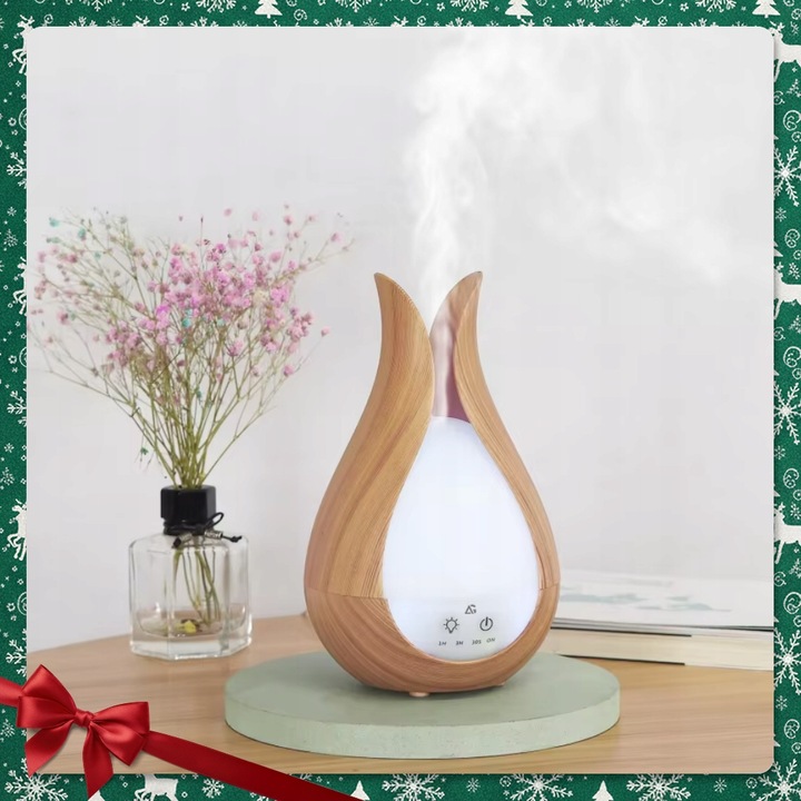 NAWILŻACZ POWIETRZA DYFUZOR ZAPACHOWY AROMATERAPIA LAMPKA NOCNA DLA