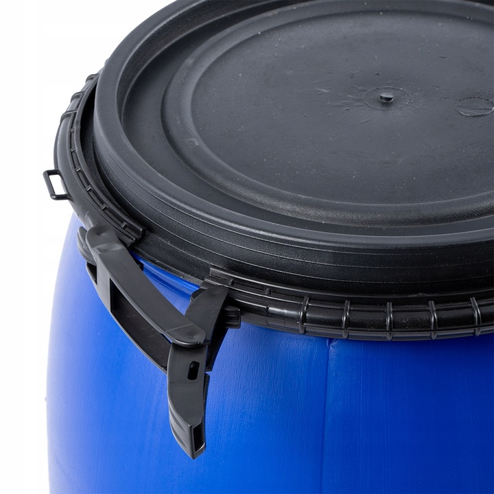 BECZKA PLASTIKOWA Z OBEJMĄ ZBIRNIK NA WODĘ 60L