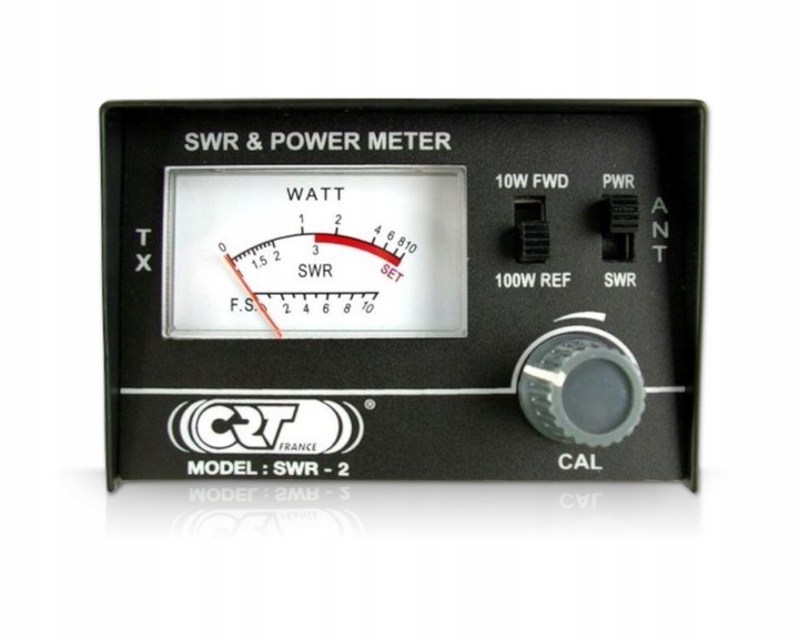 REFLEKTOMETR MIERNIK SWR ANTENY CB RADIO CRT SWR-2