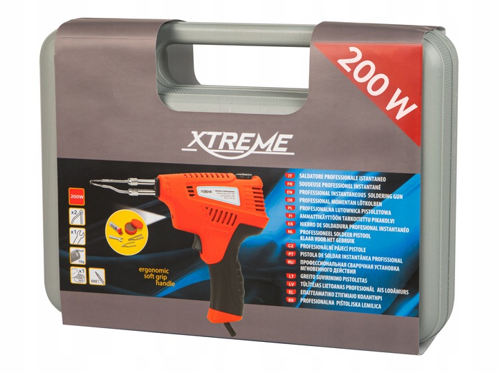 LUTOWNICA TRANSFORMATOROWA 200W REGULACJA 3 TRYBY 500°C GROT CYNA